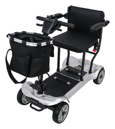 Skuter Elektryczny Czterokołowy dla Seniorów EasyGo Szary