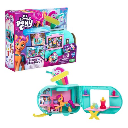 MY LITTLE PONY Sunny Starscout I Ciężarówka Ze Smoothie, pojazd z figurką