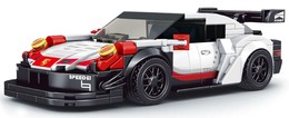 Zestaw Klocków Auto Sportowe 349el. Białe