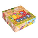 Klocki Drewniane Dla Najmłodszych Edycja Pojazdy