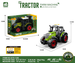 Traktor z Funkcją Świateł i Dźwięku Jasno Zielony