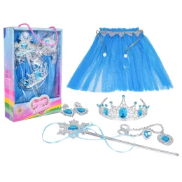 Zestaw Małej Księżniczki + Niebieska Sukienka