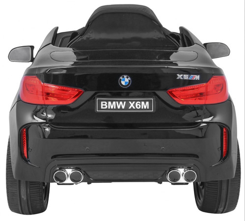 BMW X6M Elektryczne Autko dla dzieci Lakier Czarny + Pilot + EVA + Wolny Start + Audio + LED