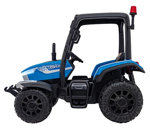 Traktor BLAST Z Przyczepką Niebieski