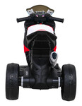 Motor BMW HP4 na akumulator dla dzieci Czerwony + 3 Koła + LED + MP3 USB + Ekoskóra