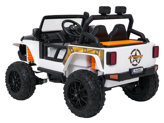 Pojazd Jeep Monster Biały