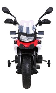 Motor BMW F850 GS na akumulator dla dzieci Czerwony + Kółka pomocnicze + Audio LED + Wolny Start + EVA