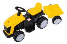 Traktor z Przyczepą Żółty