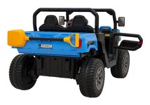 Auto Pick-Up Speed 900 dla dzieci Niebieski + Napęd 4x4 + Ruchomy kiper + Bagażnik + Pilot + Łopatka + Audio LED