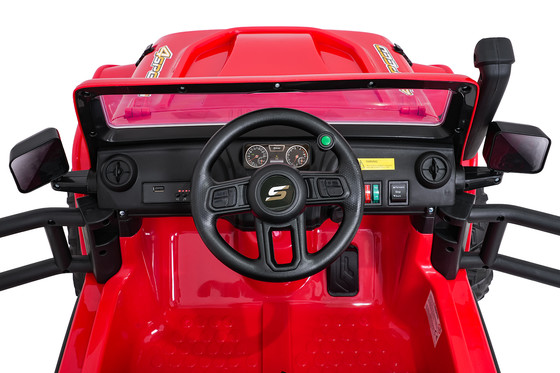 Pojazd Jeep Monster Czerwony