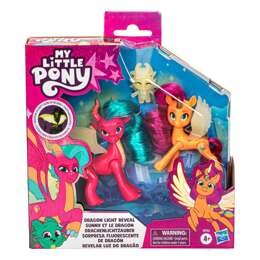 MY LITTLE PONY Magia Smoczego Światła 3-Pak , figurka, 8 cm