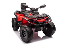 Quad Can Am Outlander ATV z Pilotem Czerwony
