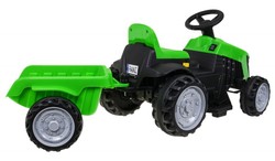 Traktor z Przyczepą Zielony