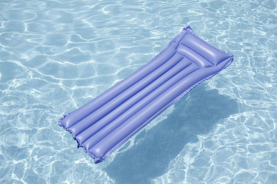 Dmuchany Materac do pływania Fioletowy BESTWAY 183x69cm + Poduszka