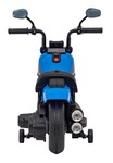 Motorek Chopper FASTER na akumulator dla dzieci Niebieski + Radio FM + Panel audio + LED