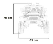 Pojazd OFF ROAD 4x4 SPORT Czarny