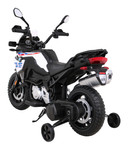 Motor BMW F850 GS na akumulator dla dzieci Biały + Kółka pomocnicze + Audio LED + Wolny Start + EVA