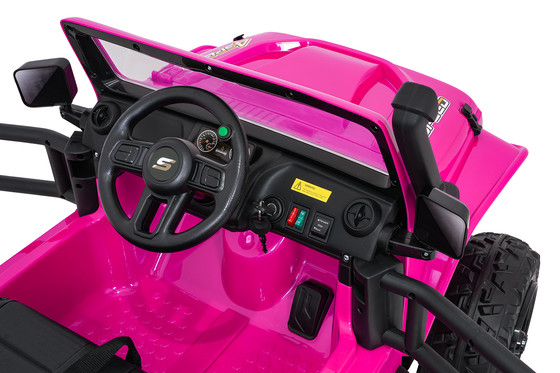 Pojazd Jeep Monster Różowy