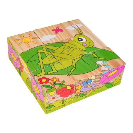 Klocki Drewniane Dla Najmłodszych Edycja Owady