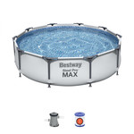Basen Stelażowy Steel Pro MAX 305x76 Okrągły 10FT BESTWAY 3w1