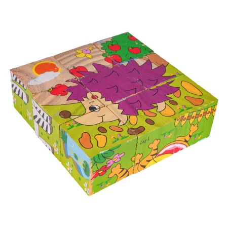 Klocki Drewniane Dla Najmłodszych Edycja Zwierzątka