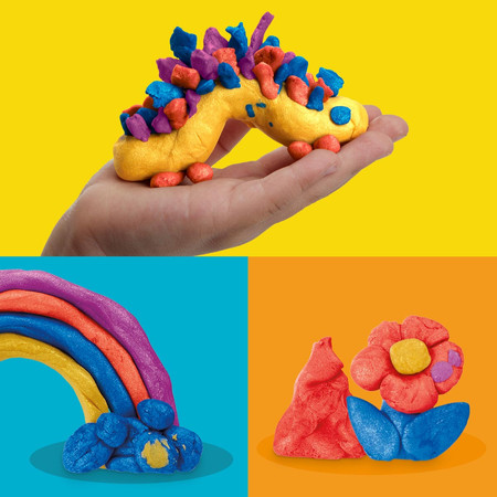 PLAY-DOH 4Pak Metalicznych Kolorów, zabawka kreatywna