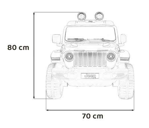 Pojazd Jeep Wrangler Rubicon Różowy