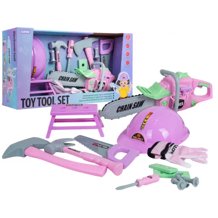Zestaw Narzędzi Różowy