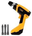 Elektryczna Wkrętarka dla dzieci 3+ Odgłosy + Obrotowe wiertło + 3 wymienne końcówki