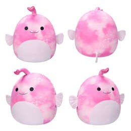 SQUISHMALLOWS, pluszak, 19 cm (Sy - Pink Tie Dye Angler Fish w/Heart)