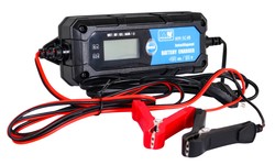 Ładowarka akumulatorowa z Wyświetlaczem LCD 6V i 12V + 2 Tryby specjalne