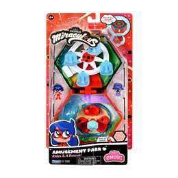MIRACULOUS: BIEDRONKA I CZARNY KOT Chibi Park Rozrywkowy, figurka