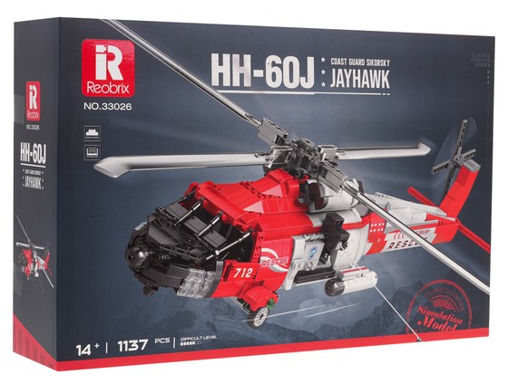 Zestaw Klocków Helikopter HH-60J 1137el.