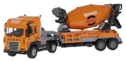 Pojazd Budowlany Betoniarka z Funkcją Świateł i Dźwięku