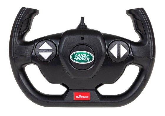 Land Rover Defender zielony RASTAR model 1:14 Zdalnie sterowanie auto + Pilot 2,4 GHz + Ręcznie otwierane drzwi