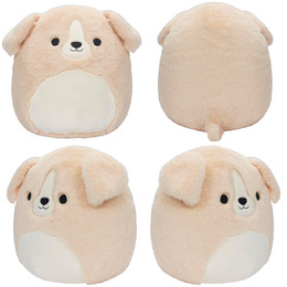 SQUISHMALLOWS Fuzzamallows Wersja C, pluszak, 30 cm PIES STEVON