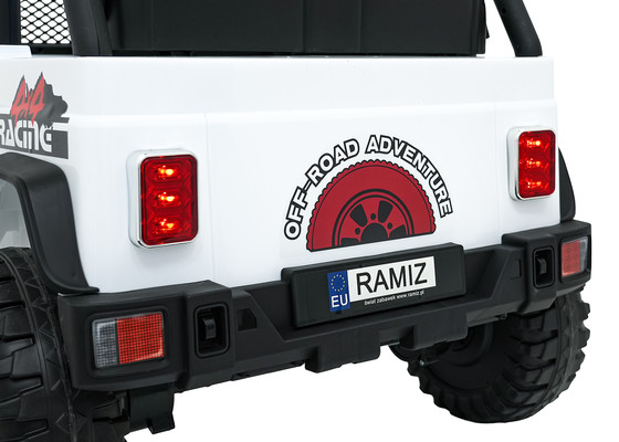 Pojazd Jeep BEAST 4x4 Biały