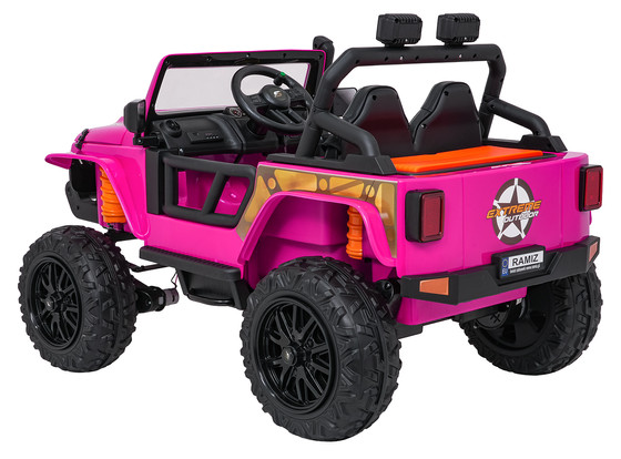 Pojazd Jeep Monster Różowy