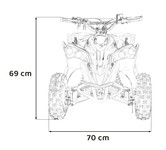 Pojazd Quad Spalinowy RENEGADE HIPERFECT 49CC Czerwony