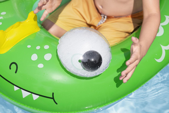 Ponton Zielony Dino 108x65cm Bestway