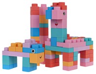 Zestaw Miękkich Klocków 88el.