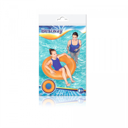Koło do Pływania Pomarańczowe Neon 91 cm BESTWAY