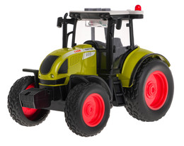 Interaktywny Traktor dla dzieci 3+ Model 1:16 + Dźwięki Światła + Gumowe opony + Napęd na tył