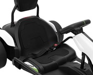 Gokart Fast 3 Drift na akumulator dla dzieci Biały + Funkcja driftu + Silniki 2x150W + Radio LED + Pasy