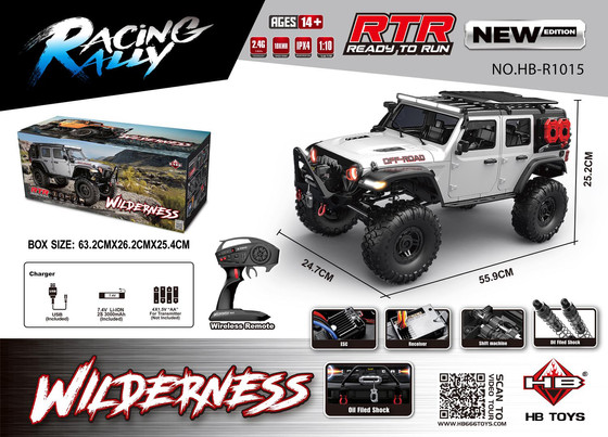 Auto R/C WILDERNESS RTR 1:10 Biały
