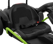 Gokart Fast 3 Drift na akumulator dla dzieci Czarny + Funkcja driftu + Silniki 2x150W + Radio LED + Pasy