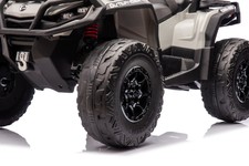 Quad Can Am Outlander ATV z Pilotem Szary
