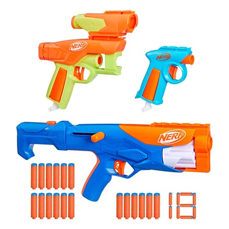 NERF N Series Gear up Pack, pistolety i wyrzutnie