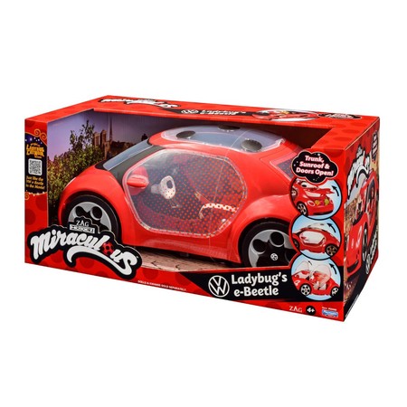 MIRACULOUS: BIEDRONKA I CZARNY KOT Volkswagen E-Beetle, pojazd