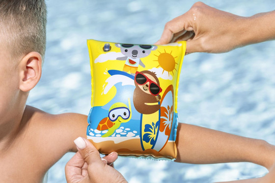 Rękawki SUMMER SURF Żółte 23x15cm Bestway